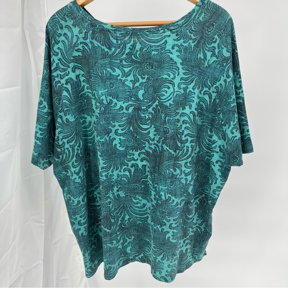 Peruvian Connection Patterned 100% Cotton Top Siz… - image 6